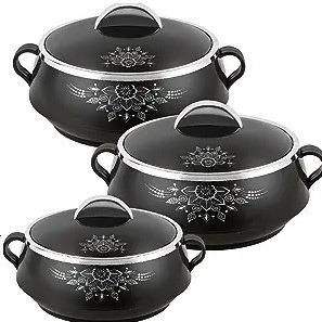 Cello TravelMate Casserole Insulated Hot Pot, Food Warmer, 3 Piece Set