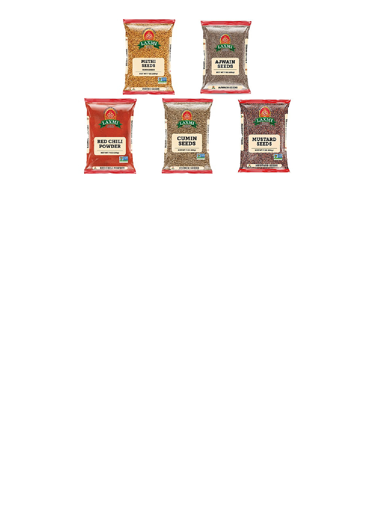 Laxmi Spices Variety Pack - 5 Items